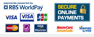 Your payment details are safe and secure, processed through RBS Worldpay