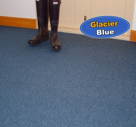 Glacier Blue Carpet Tiles