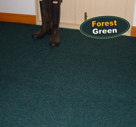 Forest Green Carpet Tiles for office or industrial use