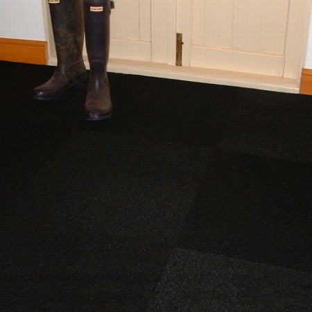 Jet Black Carpet Tiles