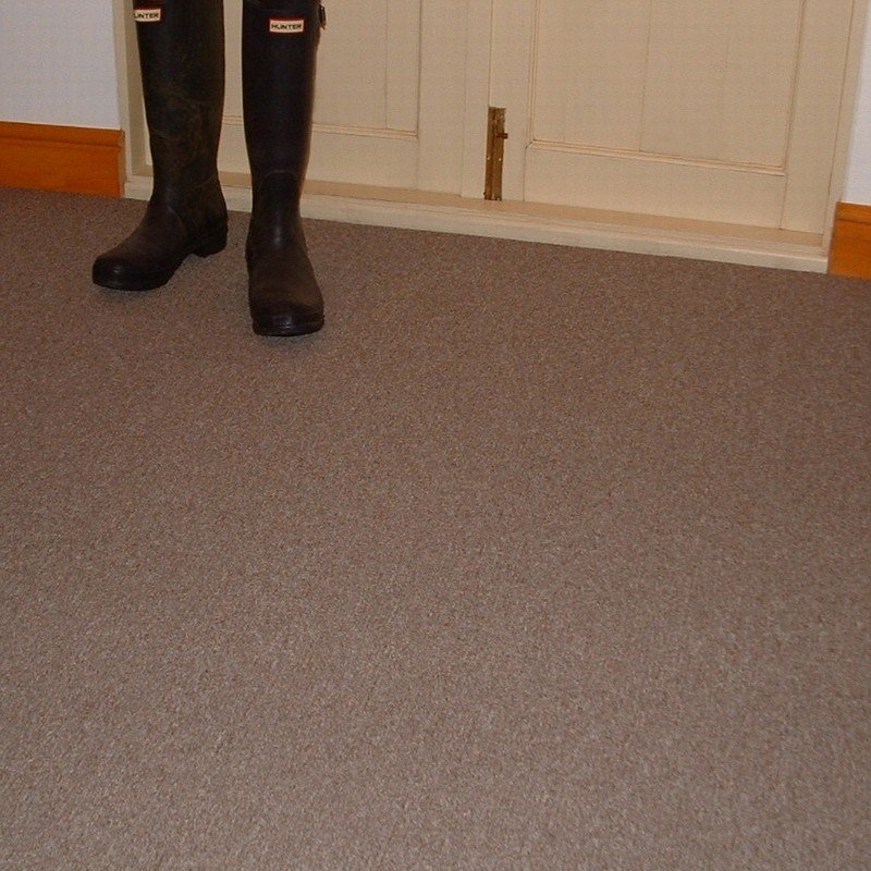 Rivoli Beige Carpet Tiles Domestic Use Poly Loop Pile