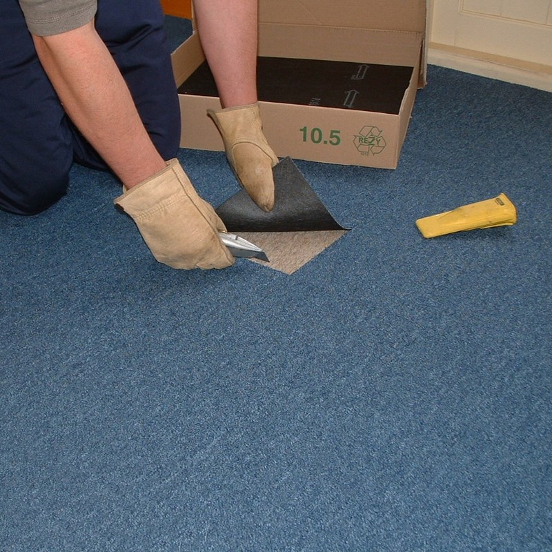 Rivoli Mid Blue Carpet Tiles Medium Blue Carpet Tiles