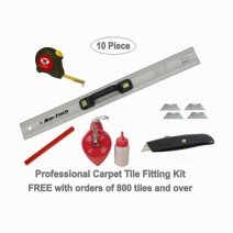 Carpet Tile Tool Kit 10 Piece