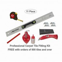 Carpet Tile Tool Kit 11 Piece